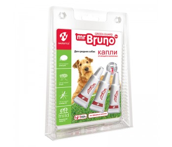Mr.Bruno Spot-on репелент за кученца и кучета средни породи 
