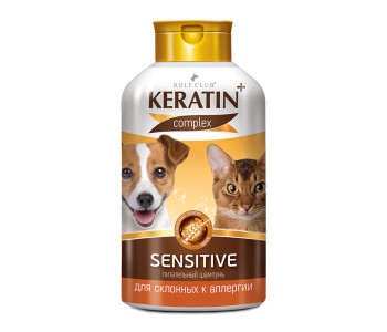 Шампоан Keratin+ Sensitive за животни склонни към алергии Шампоан Keratin+ Sensitive за животни склонни към алергии