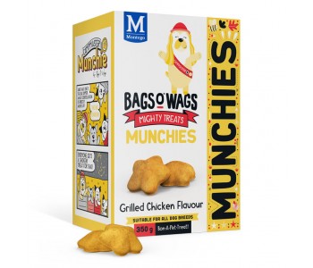 BAGS O’ WAGS Munchies – Бисквитки звездички с пилешко (Munchies Chicken) 350г