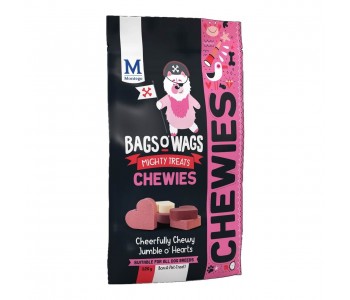 BAGS O’ WAGS Chewies – Дъвчащи сърчица (Hearts mix) 120г
