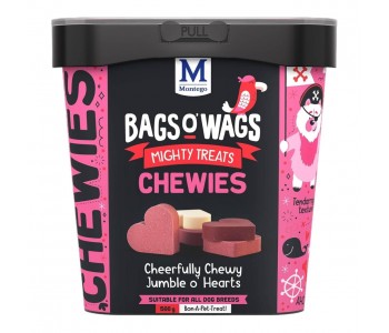 BAGS O’ WAGS Chewies – Дъвчащи сърчица (Hearts mix) 500г BAGS O’ WAGS Chewies – Дъвчащи сърчица (Hearts mix) 500г