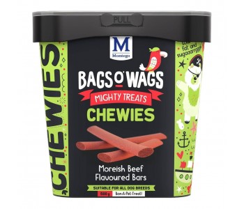 BAGS O’ WAGS Chewies – Говежди пръчици (Beef Bars) 500г