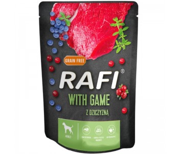 RAFI пауч за кучета с дивеч 300г