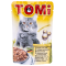Tomi пауч за котка 100г - пиле и заек 